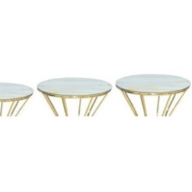 Resim Brc Kum Saati Zigon Beyaz Mermer Desen Metal Transmisyon Çelik Go 