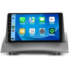 Resim Maitech Gm67577 Renault Megane 2 2002-2009 4+32gb Multimedya Android Teyp 9" 