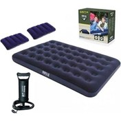 Resim Bestway Pavillo Çift Kişilik Şişme Yatak + Pompa + 2 Yastık - Lacivert 67002 BW131 