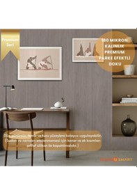Resim Technosmart 60 500cm Kendinden Yapışkanlı Balıksırtı Desenli Premium Duvar Kağıdı Masa Dolap Kaplama Vizon 