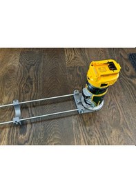 Resim Opencart Çıkarılabilir Dewalt Router Daire Aparatı Sadece Plastik Aparattır 