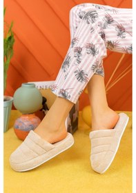 Resim Modafrato Smt-03 Kapalı Kadın Ev Terliği Kışlık Terlik (403985922) 