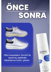 Resim Dopar Sport White Beyaz Spor Deri ve Kumaş Ayakkabı Boyası 75 ML Beyaz 