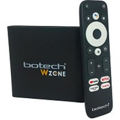 Resim Botech Wzone 4K Ultra HD Android TV Box + 12 Aylık Bein Connect Eğlence Paketi Botech