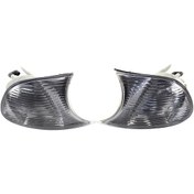 Resim 1 Pair Corner Lights Clear Lens White 63126904307 63126904308 Left & Right Replacement For Bmw 3 Series E46 1998-2001 