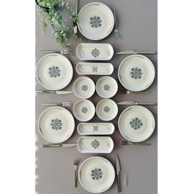 Resim Venüs Home Decoration Efsun Serisi 6 Kişilik 14 Parça Kahvaltı Takımı 