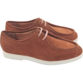 Resim Milonek Shoes 1347017 Günlük Ayakkabı Tarçın Süet Bağcıklı 