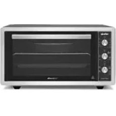 Resim Simfer 4507 Inox 45 Lt Köşeli Fırın Turbo Pişirme Özelliği ile Kompakt Tasarım Sunuyor 