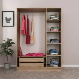 Resim Minar Kale 3 Bölmeli 2 Ç Giyinme Dolabı Dore 190CM 