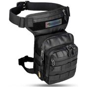 Resim Supermarket1 Mt102bk Motosiklet Bacak Çantası - Hafif, Nefes Alabilir, Siyah, İç Yastıklı Siyah 