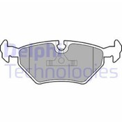 Resim DELPHI LP555 Fren Balatasi Arka ( BMW : E32 / E34 / E36 ) (WA258983) 