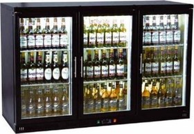 Resim CSA Karacasan Üç Kapılı Set Üstü Bar Arkası Şişe Soğutucu Buzdolabı (310 Litre) 