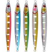 Resim Jigging Pro 60g 80g 100g Tuzlu Su Jigleri, Deniz Levreği Dikey Balıkçılık Jigleri Uzun Atış Açık Deniz Hızlı Düşüş Yem 