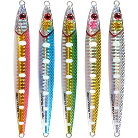 Resim Jigging Pro 60g 80g 100g Tuzlu Su Jigleri, Deniz Levreği Dikey Balıkçılık Jigleri Uzun Atış Açık Deniz Hızlı Düşüş Yem 