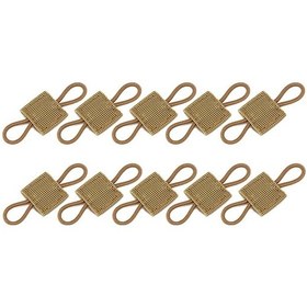 Resim Willowhaven 10 Adet Molle Sistemi Kayış Bağlantı Tokası Kampçılık Av Outdoor Aksesuar Khaki Haki10lu 