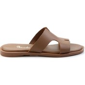 Resim Taba Leather Kadın Terlik K04666014403 Taba 