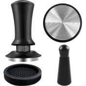 Resim Blueleskyy Kahve Tamper Seti 51 Mm, Espresso Tamper Seti, 304 Paslanmaz Çelik Tabanlı Barista Seti, Espresso Makinesi Için Kahve Tamper Seti (Yurt Dışından) 
