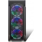 Resim Hiper ZOE 600W Mid ATX Oyuncu Bilgisayar Kasası 