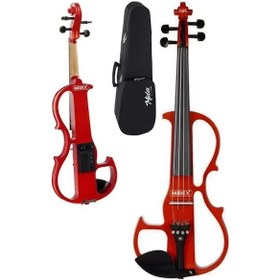 Resim Midex RCZ-606RD Elektro Keman Seti Red (Kulaklık Kablo Tuner Yastık) 