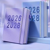 Resim 3 Yıl Süreli Ay Ansiklopedisi 2026-2028 - Ocak ile Aralık, Elastik Kalem Tutucu ile Yumuşak Kapak, 12 Aylık Gösterim, İngilizce Dil, Organizasyon ve Şık Yetişkinler için İdeal, Günlük Yazma|Azalan Tasarım|Easycare Bağlama 