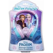Resim Disney Frozen Karlar Ülkesi - Anna Elsa Mikrofonlu Bluetooth Kulaklık Kablosuz Çocuk Kulaklığı Lisan 