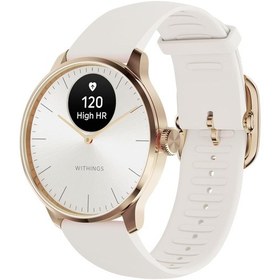 Resim Withings ScanWatch Light – Hibrit akıllı saat, 24/7 kalp izleme, aktivite takibi, döngü takibi, uyku kontrolü, bağlı GPS, 30 gün pil ömrü, Android ve Apple uyumlu 