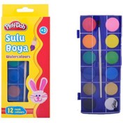 Resim Play-Doh Sulu Boya 23 MM Küçük Boy 12 Renk PLAY-SU002 