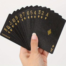Resim Su Geçirmez Oyun Kartları - Su Geçirmez Plastik Poker Kartları - Noel, Cadılar Bayramı ve Şükran Günü için İdeal Hediye, Oyun Akşamları İçin Mükemmel 