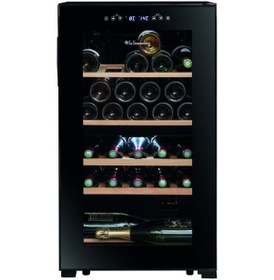 Resim La Sommeliere SLS32DZBLACK Service Solo 32 Şişe Kapasiteli Şarap Dolabı 