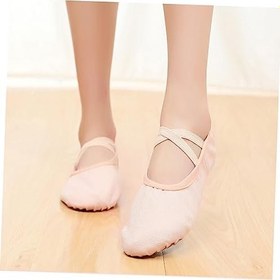 Resim PACKOVE 1çift Hafif Rahat Ayakkabıları Kadın Ve Erkek Kız Için Elastik Tabanlı Yoga Ve Bale İçin Uygun Renk 