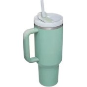 Resim Beautifyy 40OZ Sapır Kupa 304 Paslanmaz Çelik Kupa Vakum Çift Katmanlı Taşınabilir Buzlu Bully Saman Vakum Kupası (Yurt Dışından) 