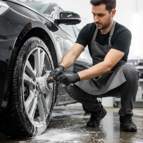 Resim Çok Amaçlı Araç Temizlik Fırçası – Oto Iç ve Dış Yüzeyler, Koltuk, Halı, Torpido ve J 