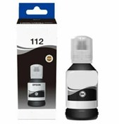 Resim photo print Epson 112 EcoTank Pro L6580 Siyah İthal Uyumlu Pigmentli Mürekkep Siyah 127 ML 