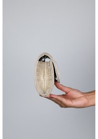 Resim Luvishoes Luvi Shoes Ago Altın Çizgili Kadın Abiye Çanta Çok Renkli 