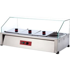 Resim Işıkgaz Silverinox Endüstriyel Elektrikli Set Üstü 4 Gözlü Benmari 