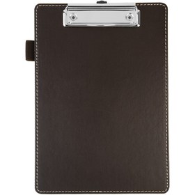 Resim 2K Sekreterlik,A5 Küçük Boy,Kapaksız,A5 Clipboard Vegan Suni Deri,17,5x24,5 cm.,Kahverengi 