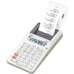 Resim Casio HR-8RC-WE 12 Hane Şeritli Beyaz Hesap Makinesi 