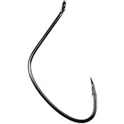 Resim Natufish Ofset Balıkçılık Kancaları #4 #3 #2 #1 #1/0 #2/0 #3/0 - Siyah Eğik Saplı Wacky Rig Drop Shot Crank Worm Kanca, Yüksek Penetrasyonlu Çengelli Tasarım, Dayanıklı Metal Yapı, Güvenli Yakalama Oranı, Şık Metalik Kaplama 