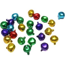 Resim Metal Çıngırak Zil Karışık Renkli 1 Cm (50 Adet) 