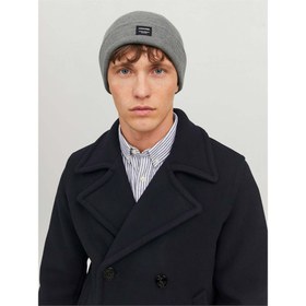 Resim Jack & Jones DNA Erkek Gri Bere (12092815-GM) 