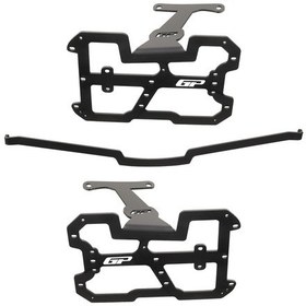 Resim GP Kompozit Honda Forza 250 2021-2025 Uyumlu Yan Çanta Demiri Siyah 