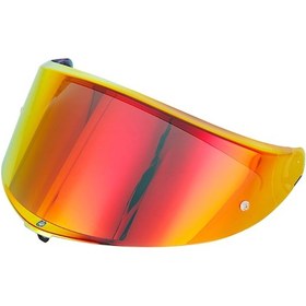 Resim Samdoo Agv K6 K6s Motosiklet Kaskı İçin Uv Koruma, Anti-buğu Vizör Yedek Red 