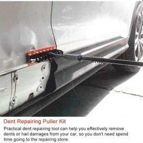 Resim Geeroyoo Araç Gövde Çukurları İçin Yapışkanlı Çekme Takımı - 8 İnç Metal Çubuklu Hasar Onarım Seti 