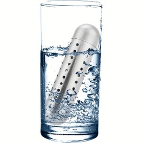 Resim 1 adet Paslanmaz Çelik Alkalin Su Çubuğu, Şişe İçine Yerleştirilen Arıtıcı ve Daha Sağlıklı İçme Suyu İçin Mineral Geliştirici 