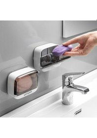 Resim 2'li Kapaklı Sabunluk 