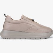 Resim Valmenti Kadın Hakiki Deri Vizon Sneakers & Spor Ayakkabı 