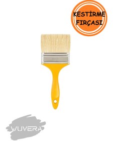 Resim WUVERA No:4 Kestirme Boya ve Badana Fırçası - Kusursuz ve Hassas Boyama İçin! 