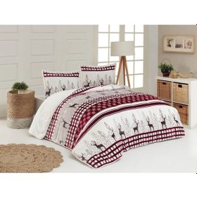 Resim Çift Kişilik Yorgan Seti Comforter 1 Yorgan + 2 Yastık Kılıfı Beyaz 