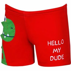 Resim Kom Dude erkek çocuk mayo - KIRMIZI / 2 yaş 