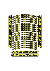 Resim Yamaha Mt-07 Florasan Sarı Baskı Jant Şeridi 